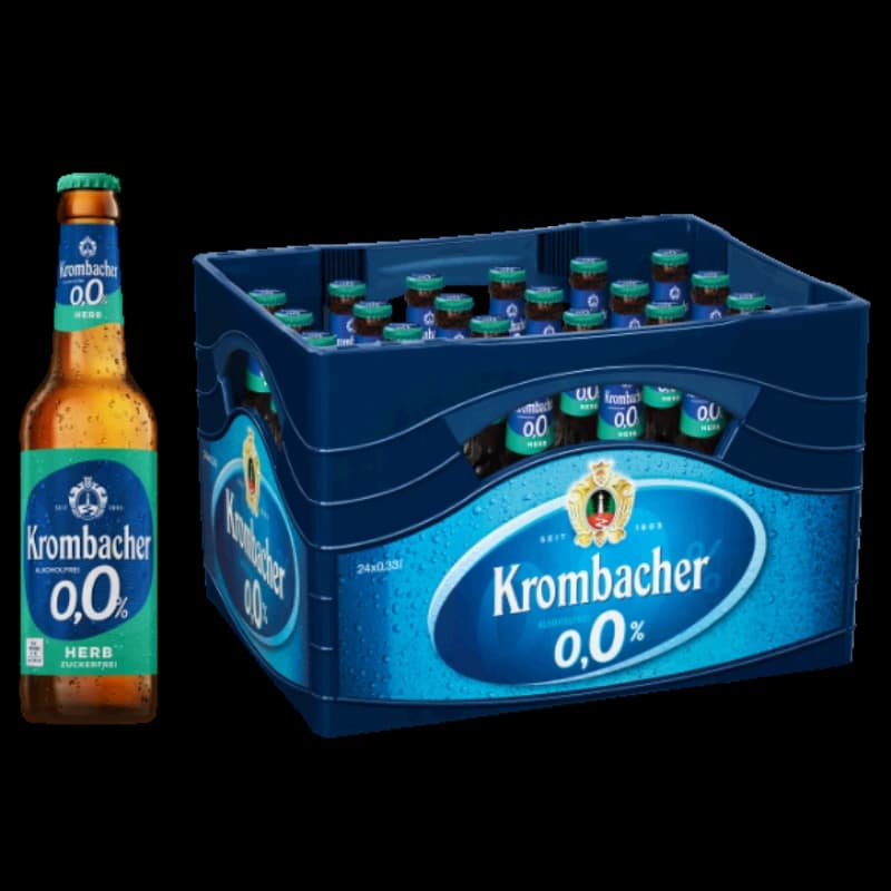 Krombacher Herb 0,0% 24x0,33l 