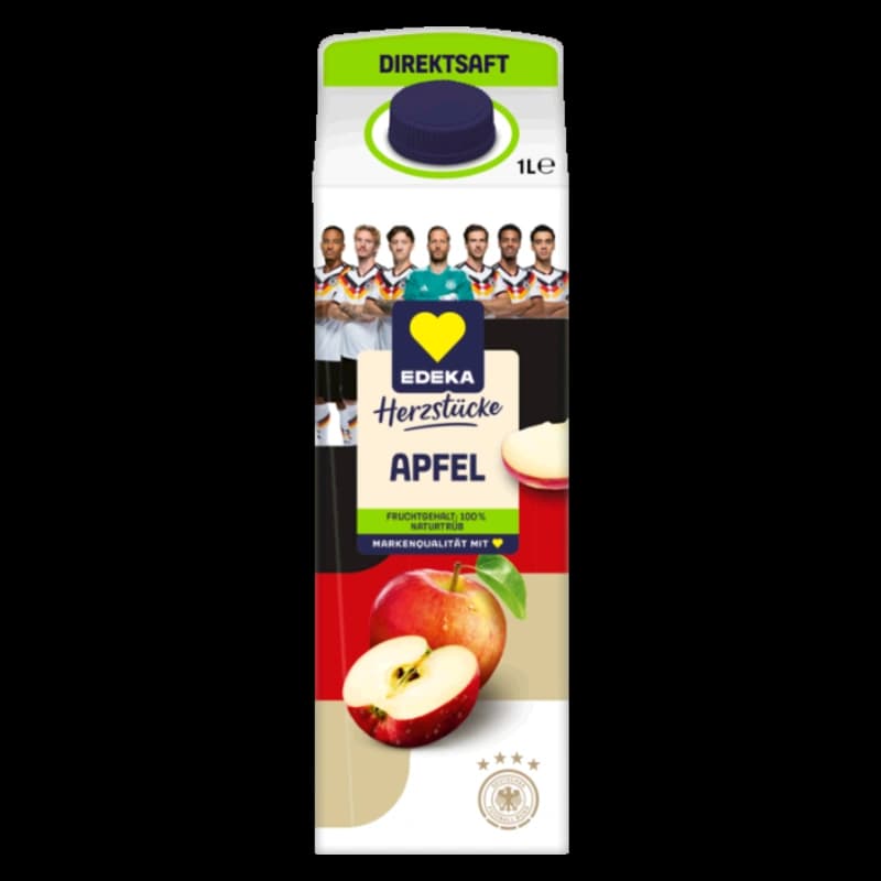 EDEKA Herzstücke Apfel Direktsaft naturtrüb 1l
