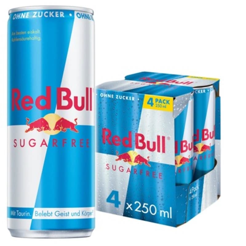 Red Bull Sugarfree 4x0,25l