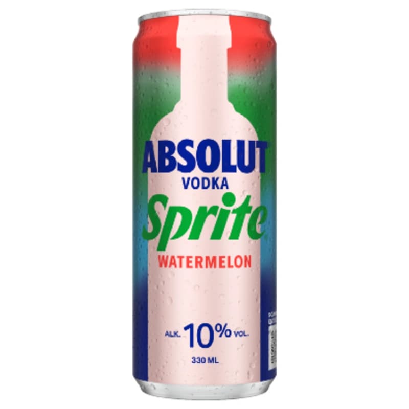 Absolut Sprite Watermelon 10% 0,33l
