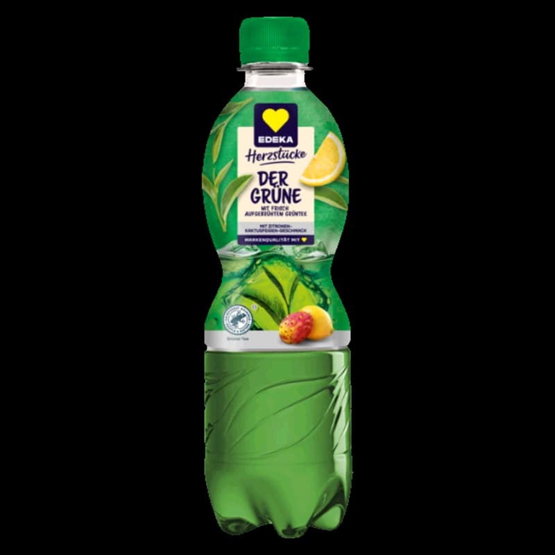 EDEKA Herzstücke Grüner Tee Zitrone Kaktusfeige 0,5l