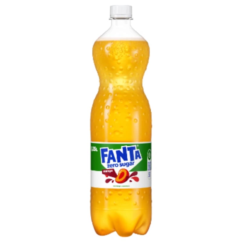Fanta Mango ohne Zucker 1,25l