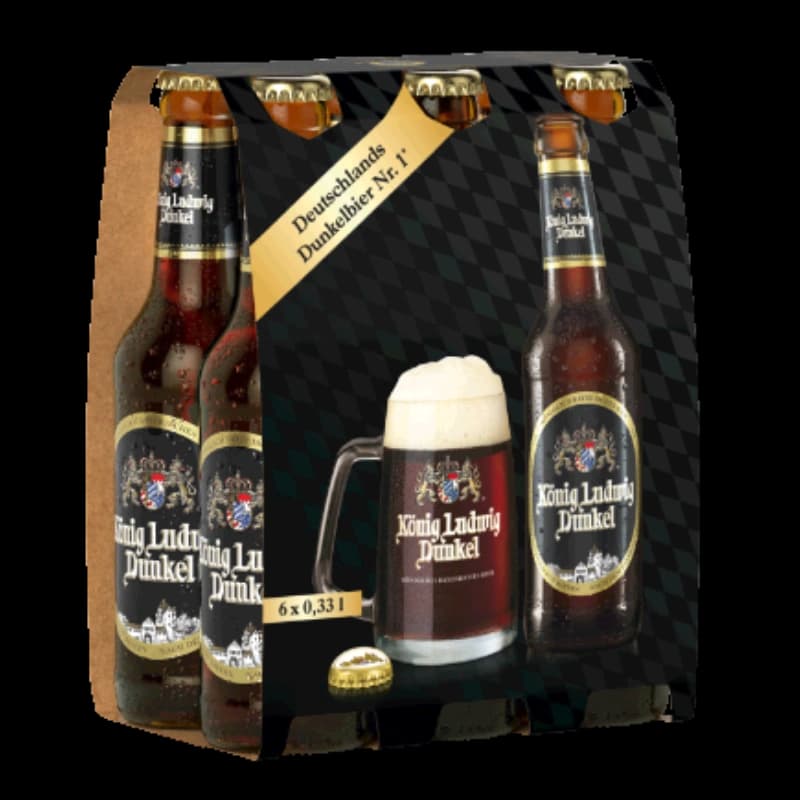 König Ludwig Dunkel 6x0,33l 
