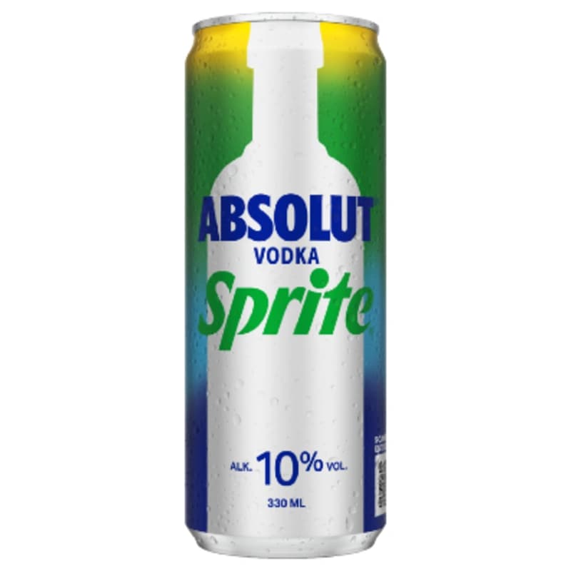 Absolut Sprite 10% 0,33l