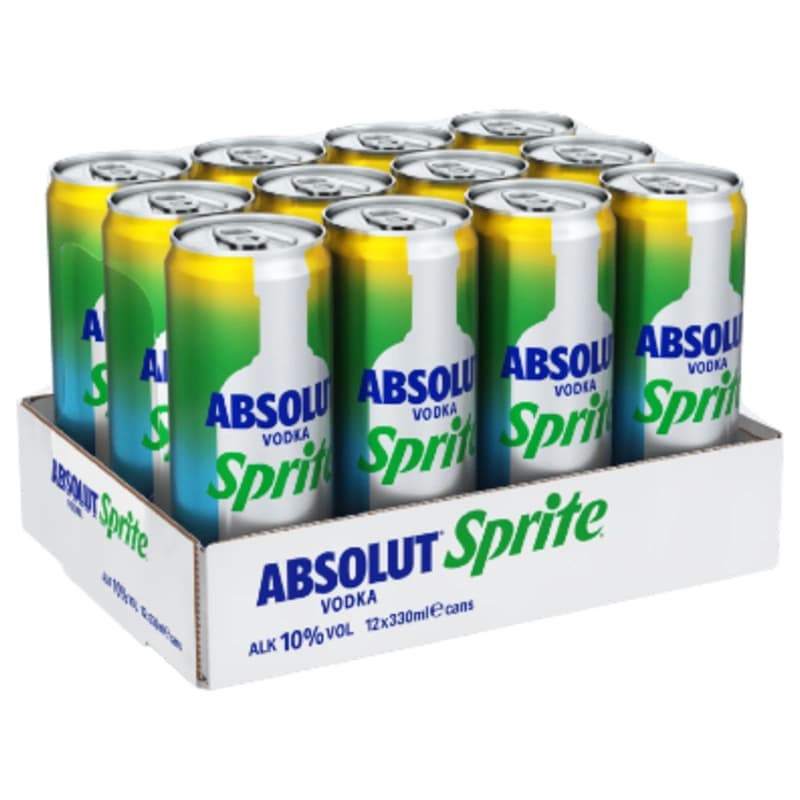 Absolut Sprite 10% 12x0,33l 