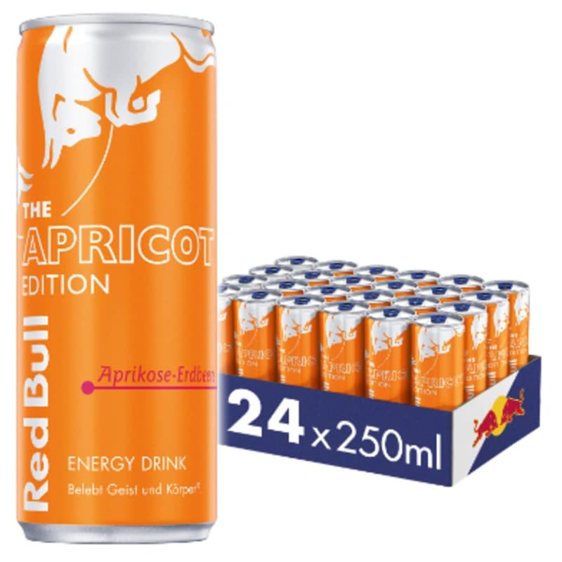 Red Bull Aprikose-Erdbeere 24x0,25l