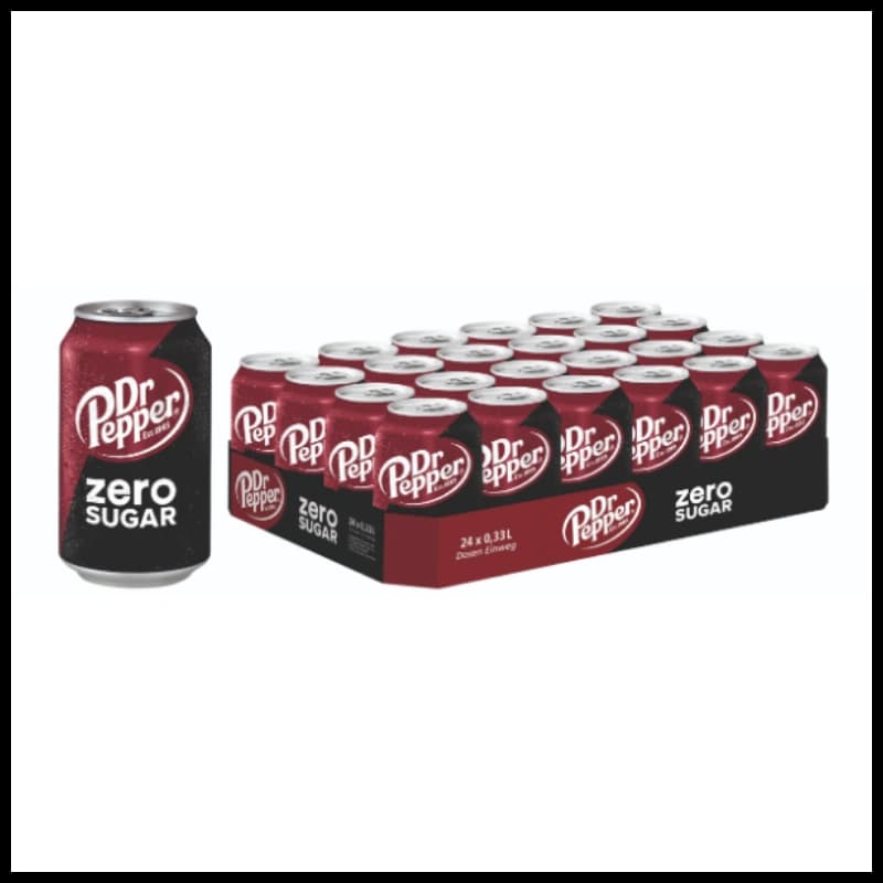 Dr Pepper Zero 24x0,33l Dosen
