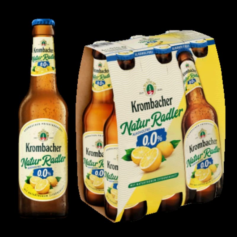 Krombacher Natur Radler 0,0% 6x0,33l