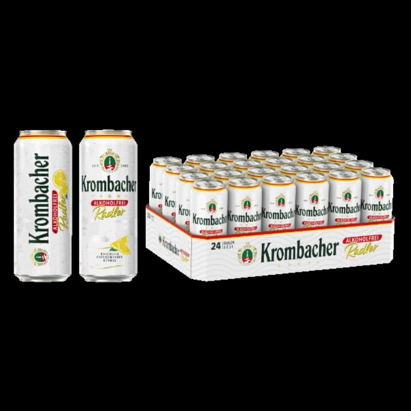 Krombacher Radler Alkoholfrei 24x0,5l Dosen