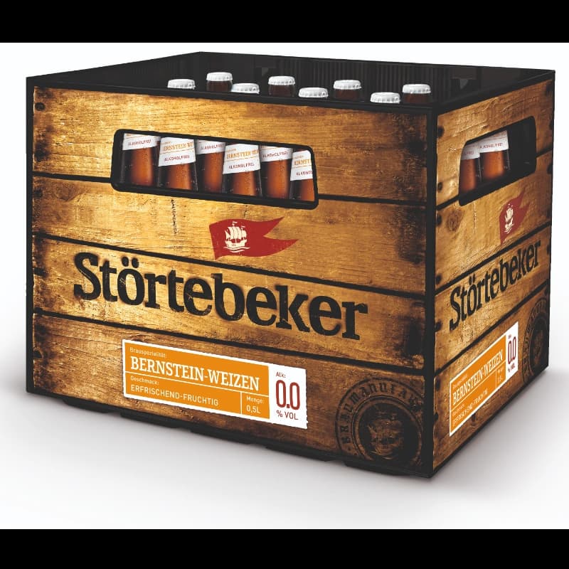 Störtebeker Bernstein Weizen alkoholfrei 20x0,5l