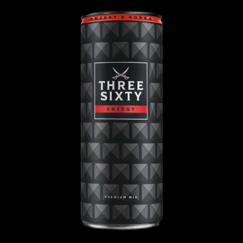 Three Sixty Vodka Energy 10% 0,33l