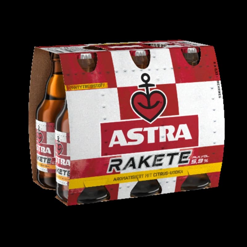 Astra Rakete Citrus + Vodka 6x0,33l