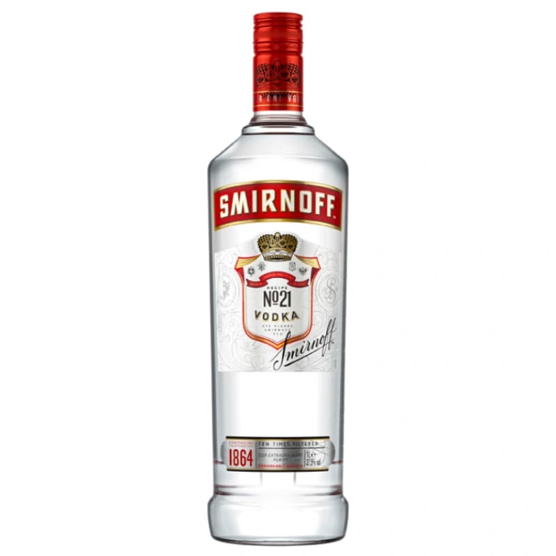 SMIRNOFF No.21 Red Label Premium Vodka 37,5 % 1l