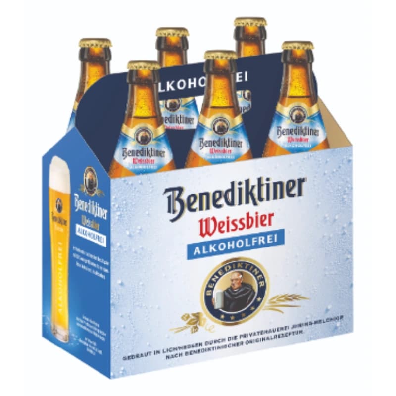 Benediktiner Weissbier alkoholfrei 6x0,5l