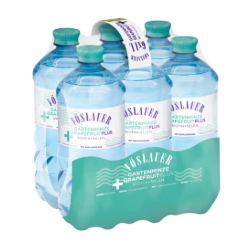 Vöslauer Gartenminze Grapefruit Plus Biotin 6x1l