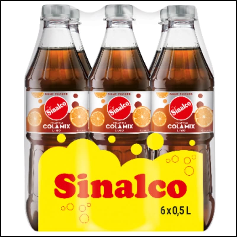 Sinalco Cola Mix ohne Zucker 6x0,5l