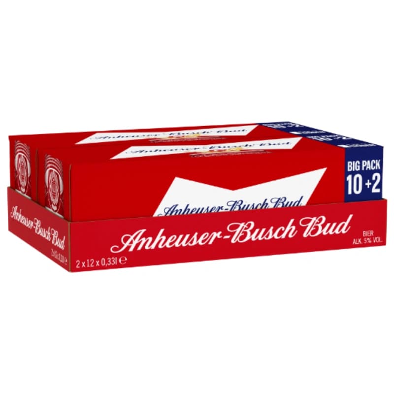 Anheuser Busch Bud 2x10+2x0,33l