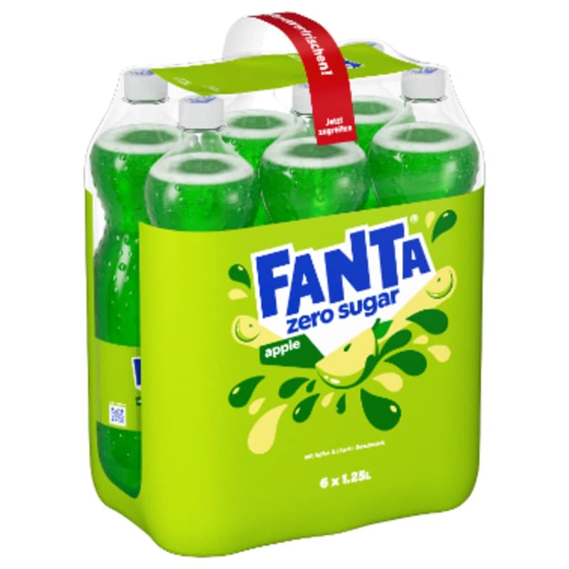 Fanta Apple Lychee ohne Zucker 6x1,25l