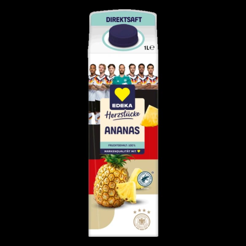 EDEKA Herzstücke Ananas Direktsaft 1l