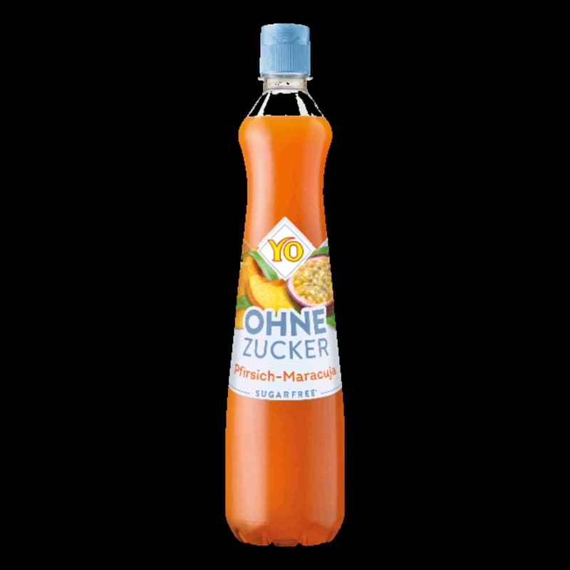 Yo Sirup ohne Zucker Pfirsich Maracuja 0,7l