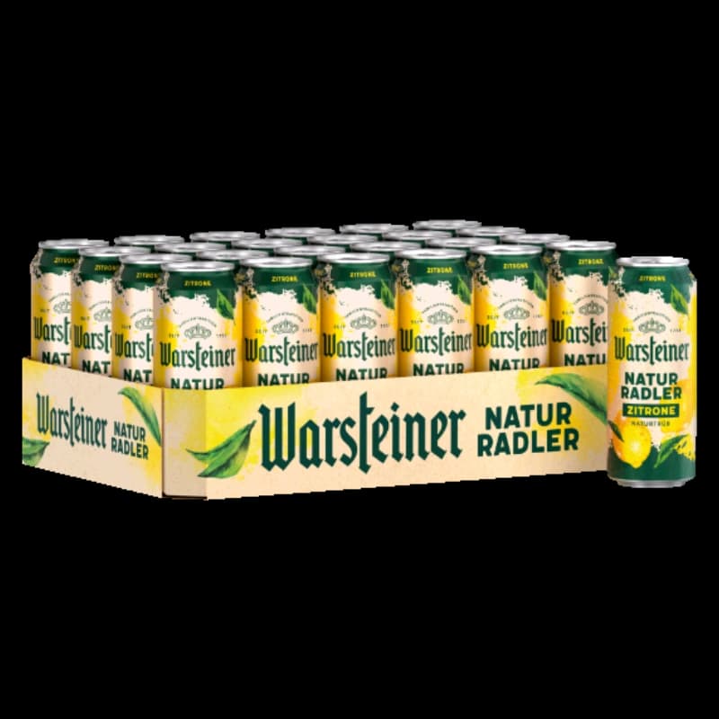Warsteiner Naturradler Zitrone 24x0,5l