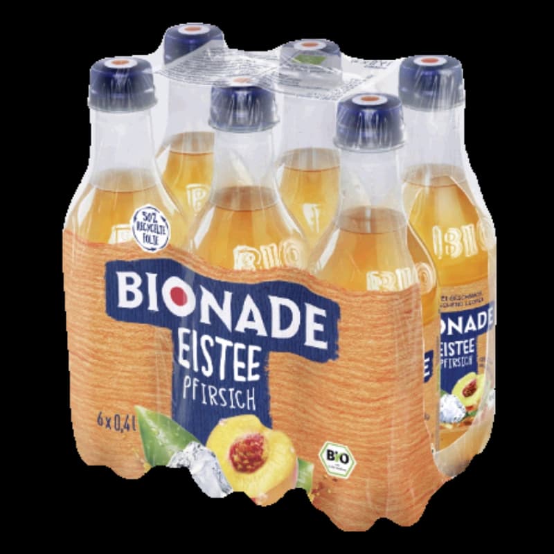 Bionade Eistee Pfirsich 6x0,4l