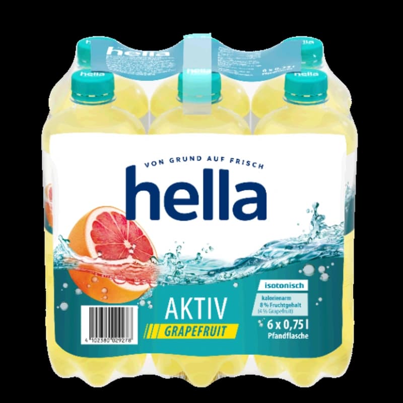 hella Aktiv Iso Grapefruit 6x0,75l