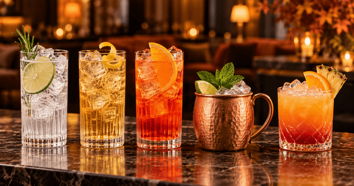 Herbstlicher Cocktailabend zu Hause: 5 Rezepte mit trinkgut Angeboten