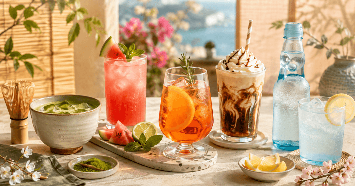 Internationale Getränketrends: Von Matcha bis Dirty Soda