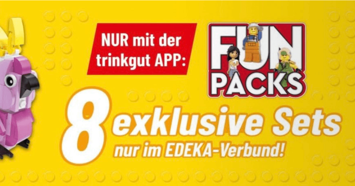 LEGO® Sammelaktion bei trinkgut Zierles: So sichert Ihr Euch die Fun-Packs